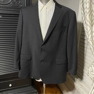 Brooks Brothers Mens Sport Coat Charcoal Gray Explorer Madison Fit Wool Sz‎ 48R